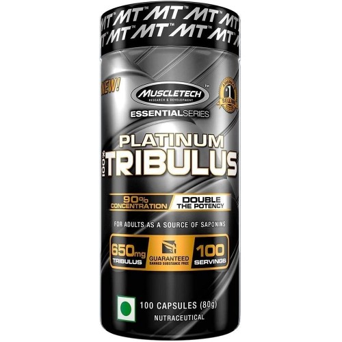 MuscleTech Essential Series Platinum 100% Tribulus, 100 Capsules